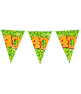 Vlaggenlijn Gekleurd 40 Jaar 10m